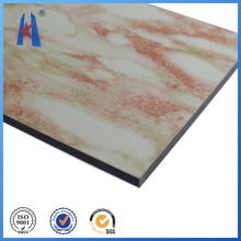 India Red ACP Aluminio Material del panel compuesto